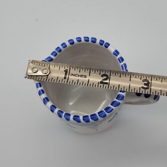 La Gaviota Restaurante Pottery Creamer Mini Pitcher Hand Painted Restaurant Ware - Picture 10 of 12